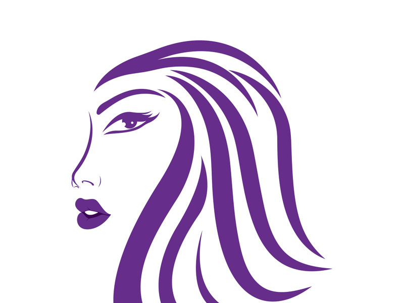 Women beauty, salon, spa, hair minimalist logo design inspiration