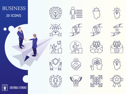 Business And Finance Icon Set