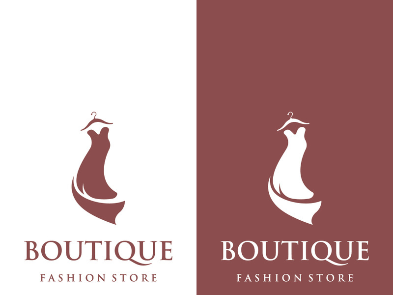 Women's clothing logo design.