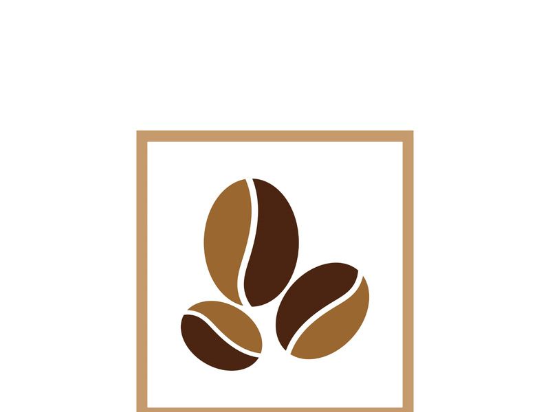 coffee bean icon vector illustration template