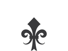 Fleur de lis vector icon