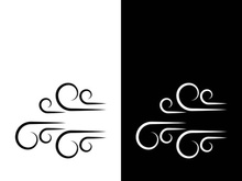 Wind icon vector illustration design template