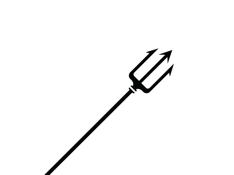 Trident Logo Template vector icon illustration design