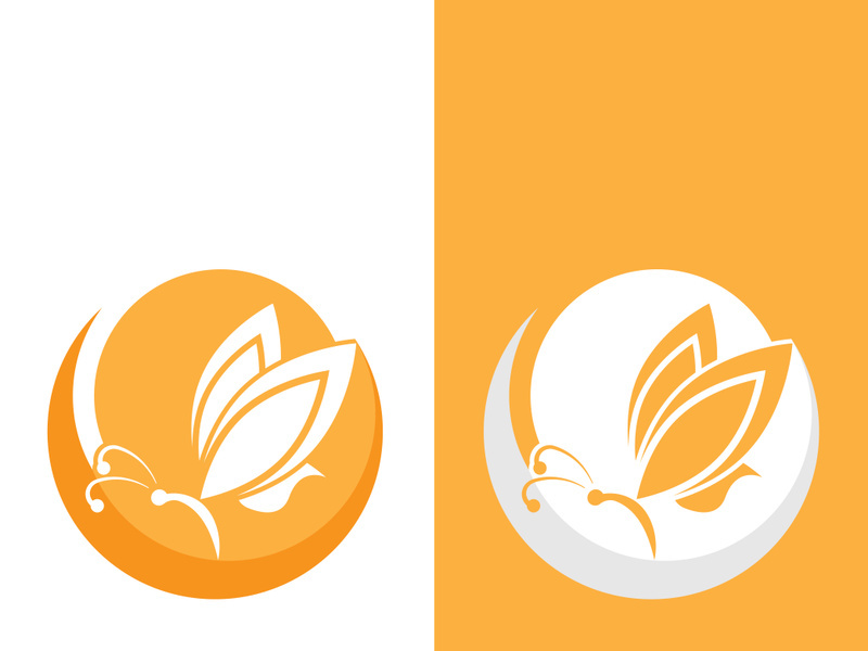 Butterfly logo icon vector design illustration