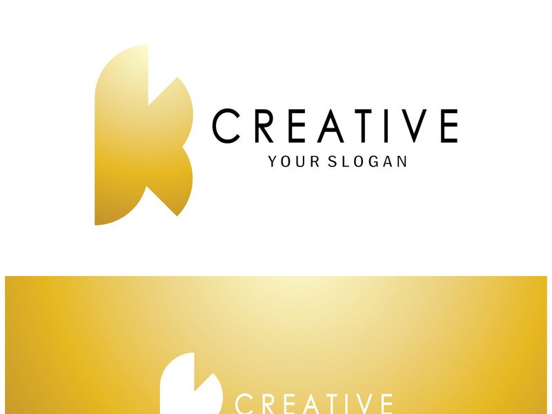 The letter K logo design is simple, elegant, modern, unique and luxurious. Logo for business cards, business, companies, fashion and brands, offices