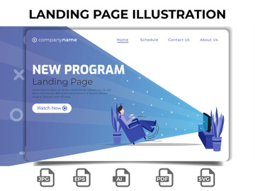 Landing Page Illustration 32 preview picture