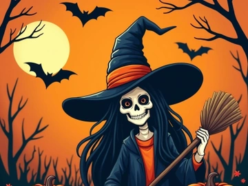 Halloween-themed image for product presentation preview picture