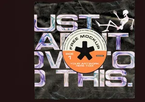 LP Sleeve + Vinyl Mockup