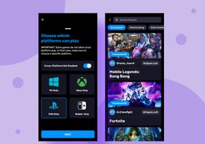 Gaming Tournaments Mobile App UI Kit.