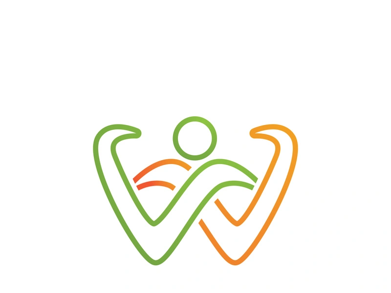 Adoption and community care Logo template vector icon