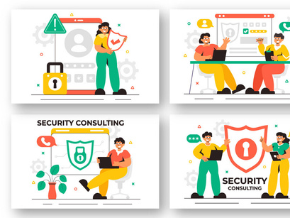 11 Security Consulting Illustration