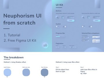 Nautical Neumorphism UI Kit [Figma] preview picture
