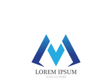 M Logo Template vector illustration design