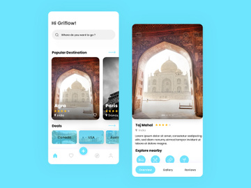 Travel App UI Kit preview picture