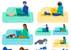 60+ WFH Pets & People Icons [Free Download]