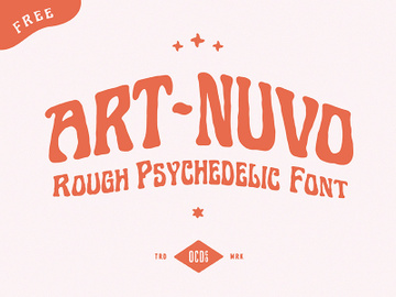 Art Nuvo Free Display Font preview picture