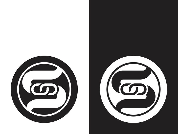 S letter creative icon logo design elegant vector illustration