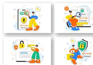 10 Cybersecurity Literacy Illustration