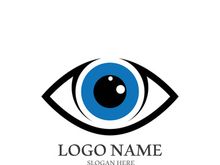 Branding identity corporate eye care vector logo design