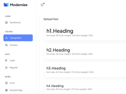 Modernize Free Nuxtjs Admin Dashboard Template