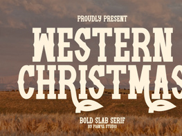 Western Christmas - Bold Slab Serif preview picture