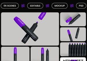 Marker Pen Tip Mockup
