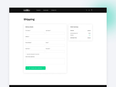 9 Pages  Woo Commerce Wireframe for Figma
