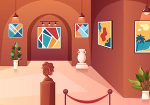 15 Art Gallery Museum Illustration