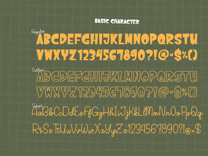 Hoola Summericon | Hand Drawn Duo Font