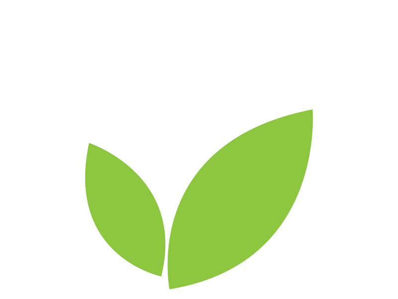 Leaf logo vector icon design template