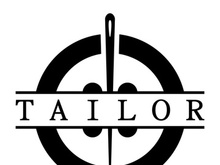 tailor logo icon illustration template combination of buttons for clothes, thread and sewing machine, for clothing product design, convection companies, fashion in vector form