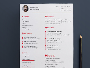 Free Resume Template preview picture
