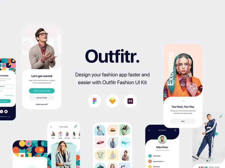 Outfitr - Fashion UI Kit preview picture
