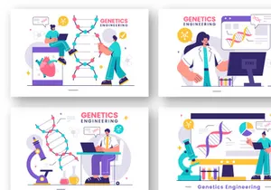 9 Genetic Engineering Illustration