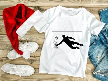 Soccer player kicking a ball in mid air during a game