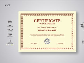 Certificate preview picture
