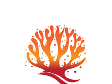 Corals icon logo design and symbol illustration vector