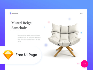 Furniture UI Page preview picture
