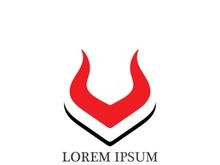 Bull horn logo and symbols template icons app