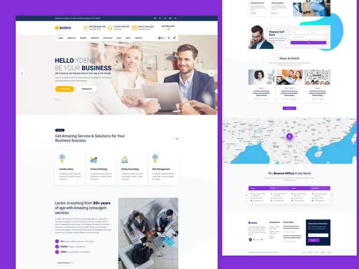 Business Consulting PSD Template
