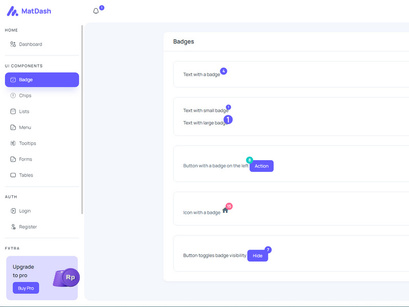 MatDash Free Angular Admin Dashboard Template