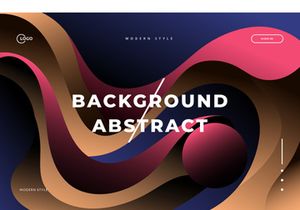 Abstract Background Dynamic Wave Colorful