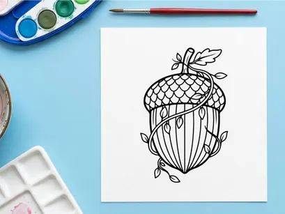 Cute cartoon ladybug illustration. Playful insect design for childrens decor and educational materials