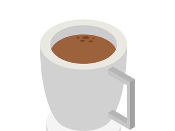 isometric coffee cup preview picture
