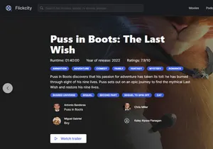 Flick city entertainment application