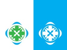 Community logo business template and icon people vector