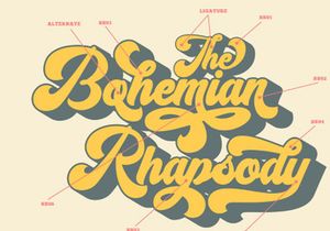Rhapsody - Free Retro Bold Script Font