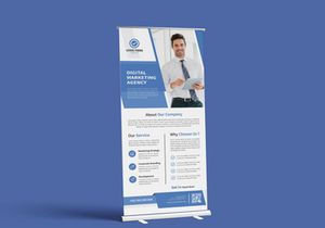 Digital Marketing Roll Up Banner