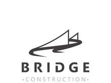 Minimalist Bridge logo suitable for building and construction workers vector design