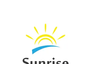 Creative and unique sun logo design.